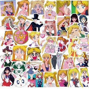 50pcs Sailor Moon Waterproof Vinyl Decal Stickers